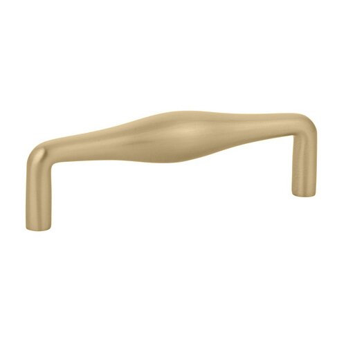 The Emtek Dane Cabinet Pull in Satin Brass finish.