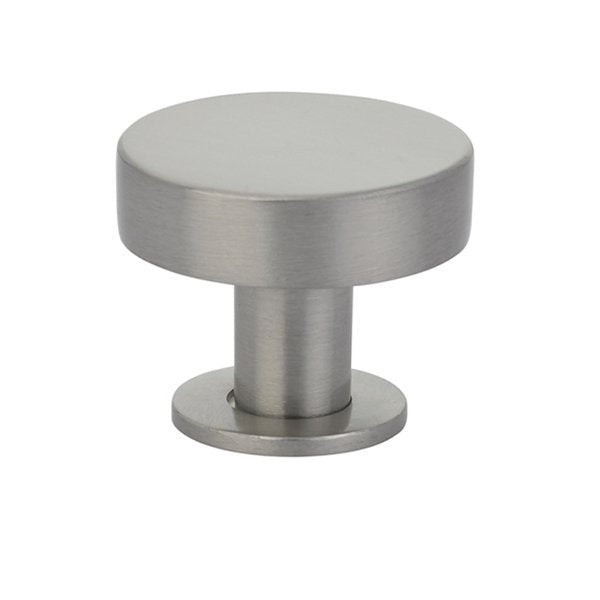 The Emtek Cadet Cabinet Knob in Satin Nickel finish.