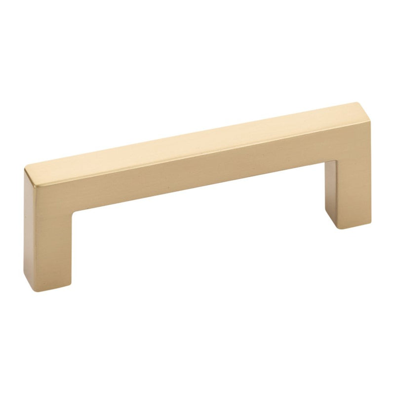 The Emtek Warwick Cabinet Pull in Satin Brass finish