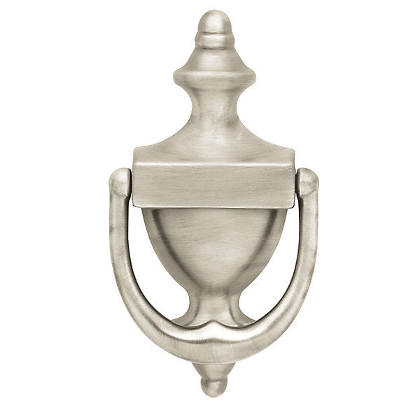 Baldwin Estate 0102 Colonial Door Knocker in Lifetime Satin Nickel finish