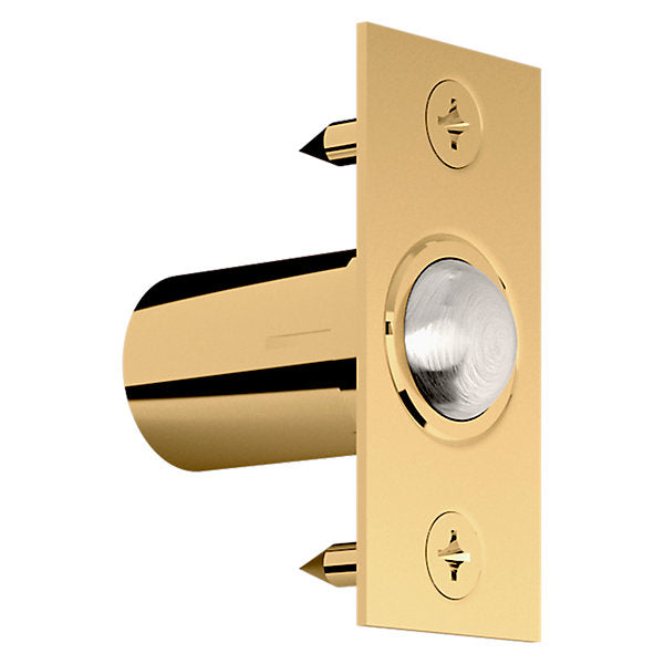 Baldwin Estate 0426 Adjustable Ball Catch Fitted in Door in Lifetime Polished Brass finish