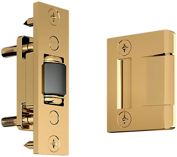 Baldwin Estate 0430 Roller Latch with Full Lip Strike in Lifetime Polished Brass finish