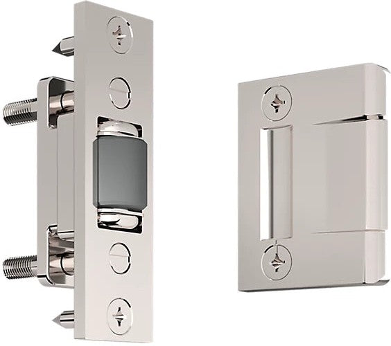 Baldwin Estate 0430 Roller Latch with Full Lip Strike in Lifetime Polished Nickel finish