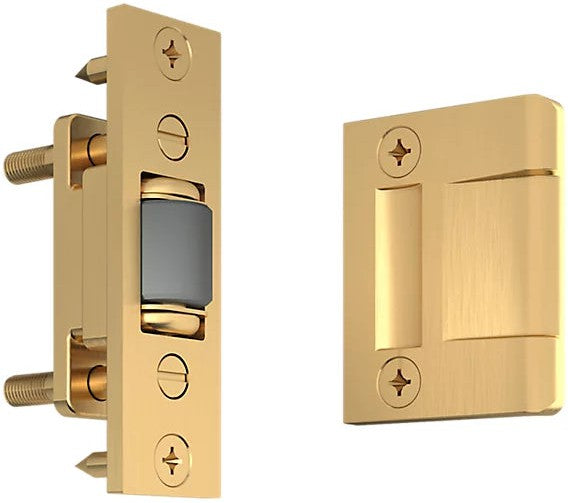 Baldwin Estate 0430 Roller Latch with Full Lip Strike in Lifetime Satin Brass finish