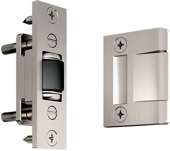 Baldwin Estate 0430 Roller Latch with Full Lip Strike in Lifetime Satin Nickel finish