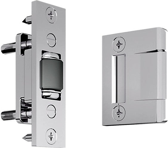 Baldwin Estate 0430 Roller Latch with Full Lip Strike in Polished Chrome finish