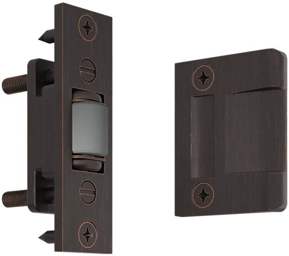 Baldwin Estate 0430 Roller Latch with Full Lip Strike in Venetian Bronze finish