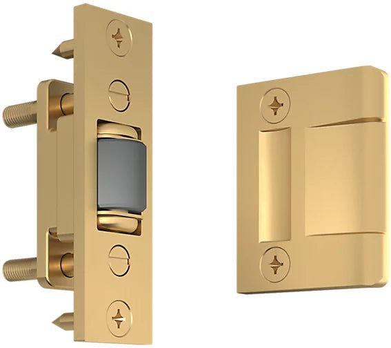 Baldwin Estate 0430 Roller Latch with Full Lip Strike in Vintage Brass finish