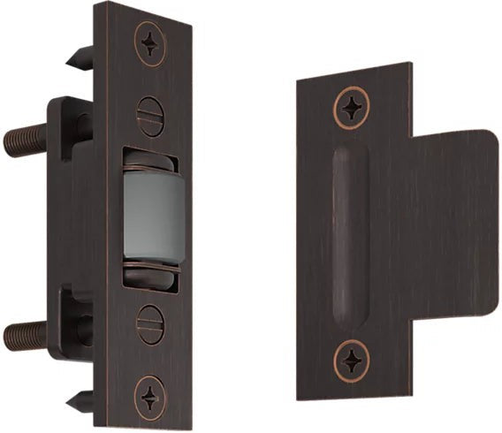 Baldwin Estate 0432 Roller Latch with T Strike in Venetian Bronze finish