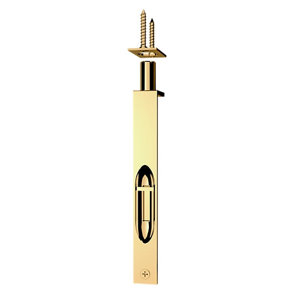 Baldwin Estate 0626 6" Flush Bolt in Unlacquered Brass finish