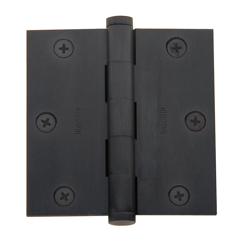 Baldwin Estate 1035 3.5" Square Corner Hinge in Oil Rubbed Bronze finish