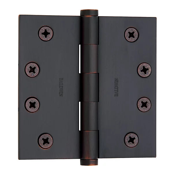 Baldwin Estate 1040 4" Square Corner Hinge in Venetian Bronze finish