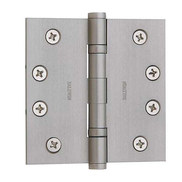 Baldwin Estate 1041 4" Ball Bearing Hinge in Lifetime Satin Nickel finish