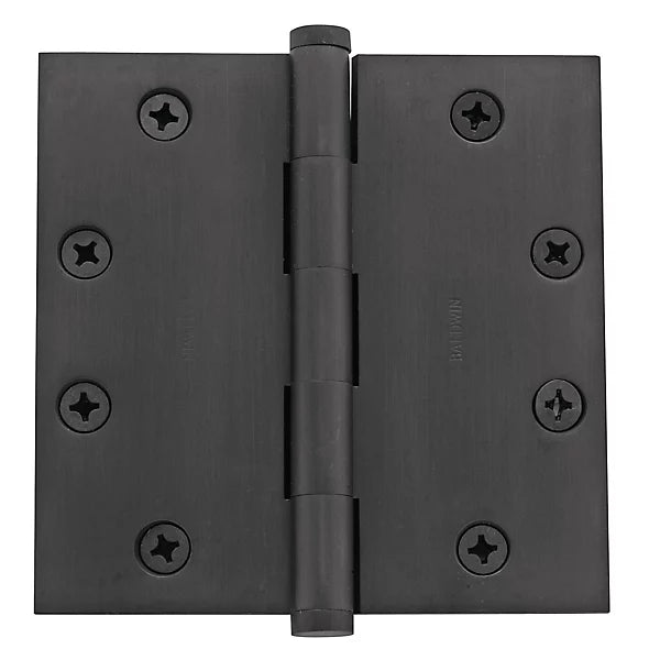 Baldwin Estate 1045 4.5" Square Corner Hinge in Oil Rubbed Bronze finish