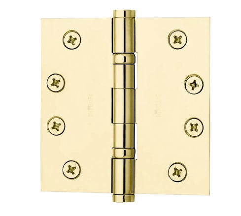 Baldwin Estate 1046 4.5" Ball Bearing Hinge in Lifetime Polished Brass finish