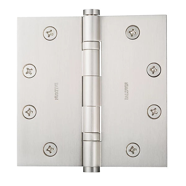 Baldwin Estate 1046 4.5" Ball Bearing Hinge in Lifetime Satin Nickel finish