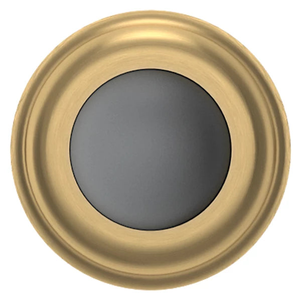 Baldwin Estate 4015 Convex Wall Bumper in Vintage Brass finish