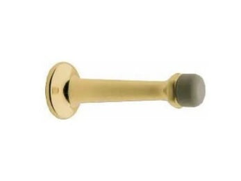 Baldwin Estate 4045 Base Mounted Door Bumper - 3" in Lifetime Polished Brass finish