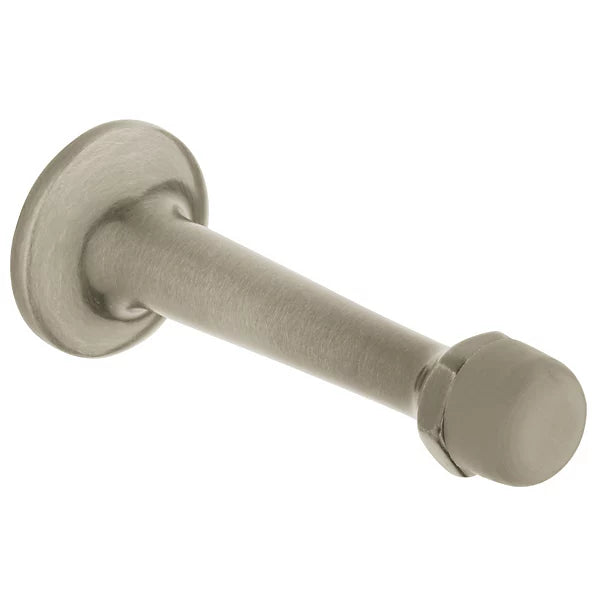 Baldwin Estate 4045 Base Mounted Door Bumper - 3" in Lifetime Satin Nickel finish