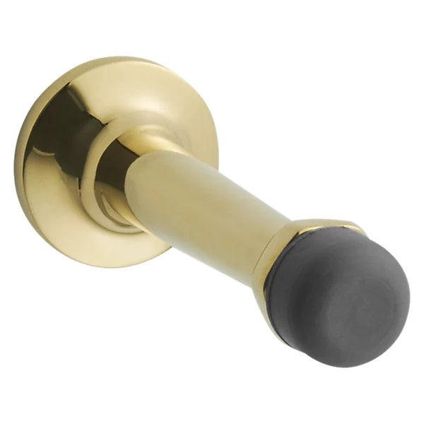 Baldwin Estate 4045 Base Mounted Door Bumper - 3" in Unlacquered Brass finish