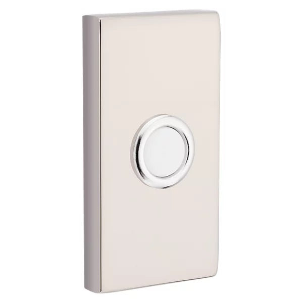 Baldwin Estate 4863 Contemporary Bell Button in Lifetime Polished Nickel finish