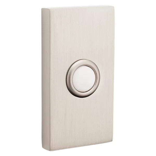 Baldwin Estate 4863 Contemporary Bell Button in Lifetime Satin Nickel finish