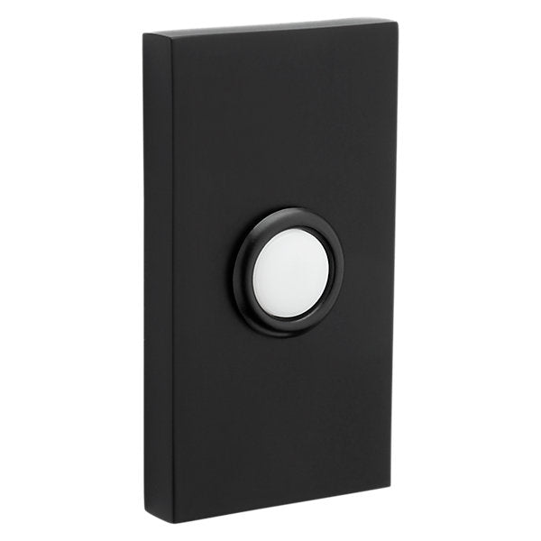 Baldwin Estate 4863 Contemporary Bell Button in Satin Black finish