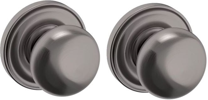 Baldwin Estate 5000 Full Dummy Knob with 5048 Rosette in Graphite Nickel finish