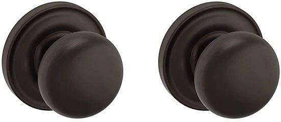 Baldwin Estate 5000 Full Dummy Knob with 5048 Rosette in Venetian Bronze finish