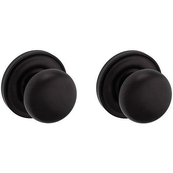 Baldwin Estate 5000 Passage Knob with 5048 Rosette in Oil Rubbed Bronze finish