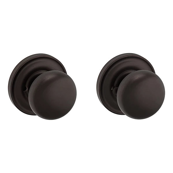 Baldwin Estate 5000 Privacy Knob with 5048 Rose in Venetian Bronze finish