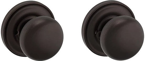 Baldwin Estate 5000 Privacy Knob with 5048 Rosette in Venetian Bronze finish