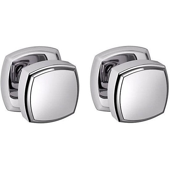 Baldwin Estate 5011 Full Dummy Knob with 5058 Rosette in Polished Chrome finish