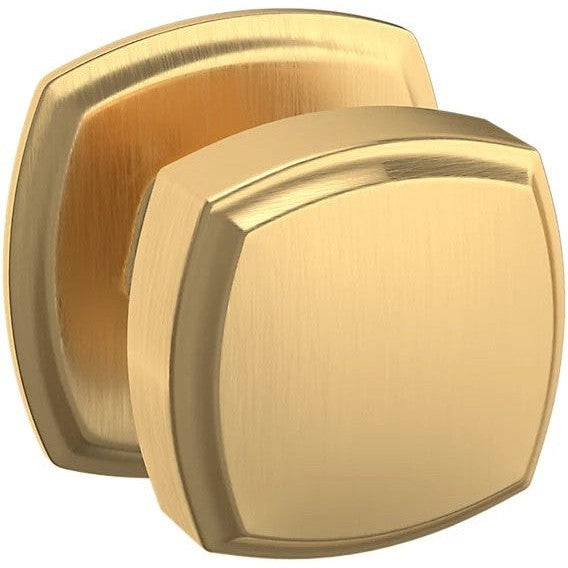 Baldwin Estate 5011 Half Dummy Knob with 5058 Rosette in Lifetime Satin Brass finish