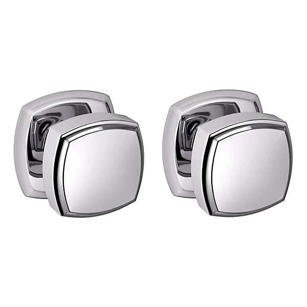 Baldwin Estate 5011 Passage Knob with 5058 Rose in Polished Chrome finish