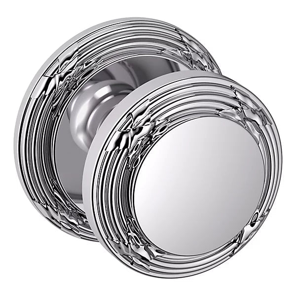 Baldwin Estate 5013 Half Dummy Knob with 5021 Rose in Polished Chrome finish