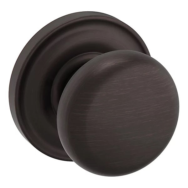 Baldwin Estate 5015 Half Dummy Knob with 5048 Rose in Venetian Bronze finish