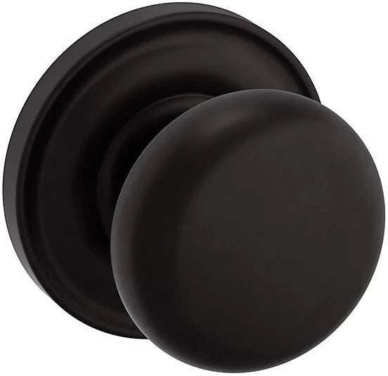 Baldwin Estate 5015 Half Dummy Knob with 5048 Rosette in Oil Rubbed Bronze finish