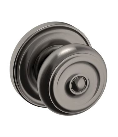 Baldwin Estate 5020 Half Dummy Knob with 5048 Rose in Graphite Nickel finish