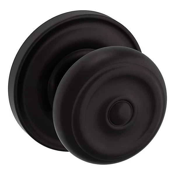 Baldwin Estate 5020 Half Dummy Knob with 5048 Rose in Oil Rubbed Bronze finish