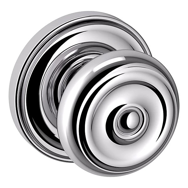 Baldwin Estate 5020 Half Dummy Knob with 5048 Rose in Polished Chrome finish