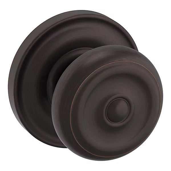 Baldwin Estate 5020 Half Dummy Knob with 5048 Rose in Venetian Bronze finish