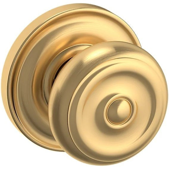 Baldwin Estate 5020 Half Dummy Knob with 5048 Rosette in Lifetime Satin Brass finish