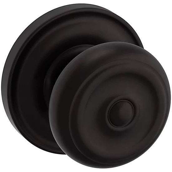 Baldwin Estate 5020 Half Dummy Knob with 5048 Rosette in Oil Rubbed Bronze finish