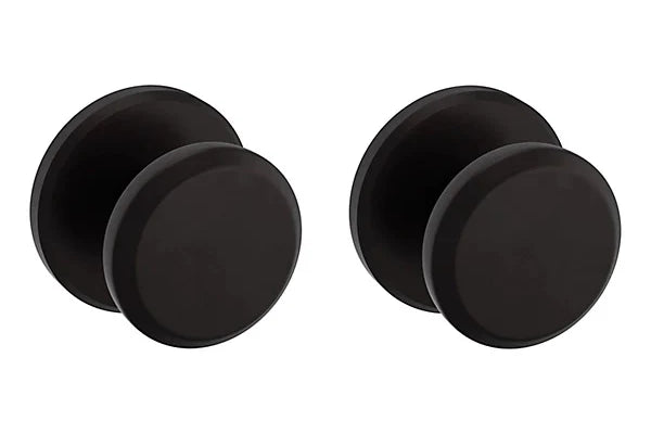 Baldwin Estate 5023 Full Dummy Knob with R016 Rose in Oil Rubbed Bronze finish