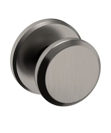 Baldwin Estate 5023 Half Dummy Knob with R016 Rose in Graphite Nickel finish