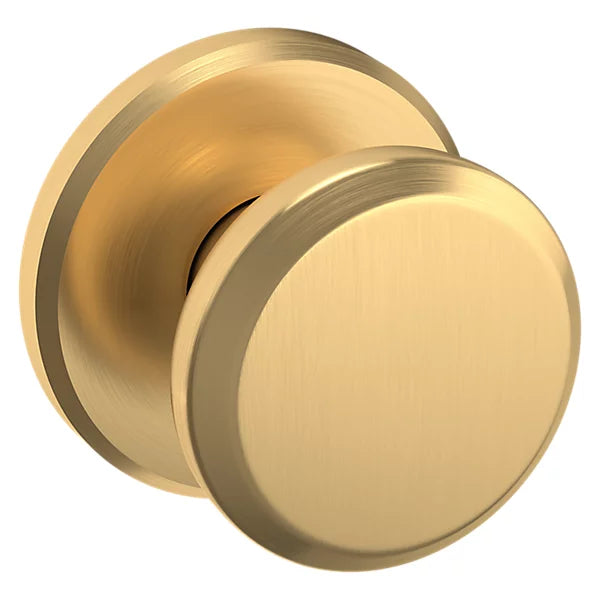 Baldwin Estate 5023 Half Dummy Knob with R016 Rose in Lifetime Satin Brass finish