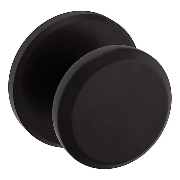 Baldwin Estate 5023 Half Dummy Knob with R016 Rose in Oil Rubbed Bronze finish