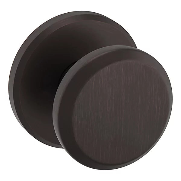 Baldwin Estate 5023 Half Dummy Knob with R016 Rose in Venetian Bronze finish