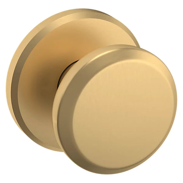 Baldwin Estate 5023 Half Dummy Knob with R016 Rose in Vintage Brass finish